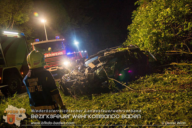 20160604 Schwerer Verkehrsunfall auf der L4007 Gainfarn-Schwarzensee   Foto: © Daniel Wirth