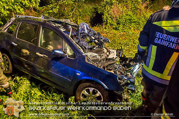 20160604 Schwerer Verkehrsunfall auf der L4007 Gainfarn-Schwarzensee   Foto: © Daniel Wirth