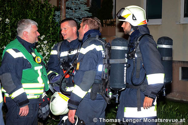20160605 Brand im Muelllagerraum eines Wohnhauses im Ortsteil Baden Leesdorf   Foto: © Thomas Lenger Monatsrevue.at
