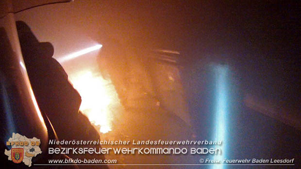 20160605 Brand im Muelllagerraum eines Wohnhauses im Ortsteil Baden Leesdorf   Foto: © Georg Mrvka FF Baden-Leesdorf