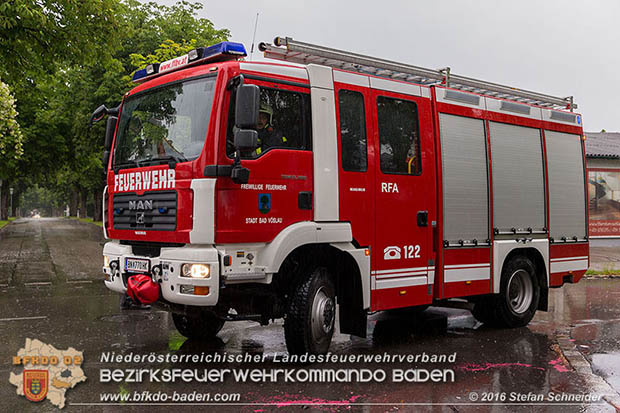 20160620 Verkehrsunfall im Stadtgebiet Bad Vöslau  Foto: © Stefan Schneider