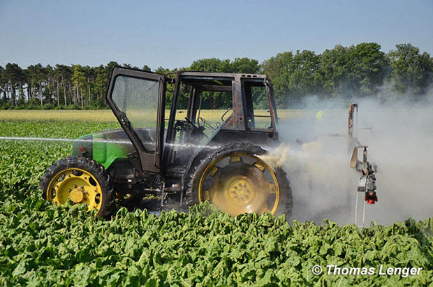 20160624 Traktorbrand bei Ebreichsdorf   Foto: © Thomas Lenger