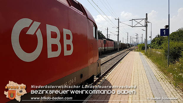 20160625 Flurbrände auf der Südbahnstrecke durch defekte Bremse eines Güterzuges Foto: © Stefan Schneider