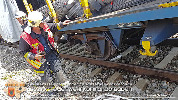 20160625 Flurbrände auf der Südbahnstrecke durch defekte Bremse eines Güterzuges Foto: © Stefan Schneider