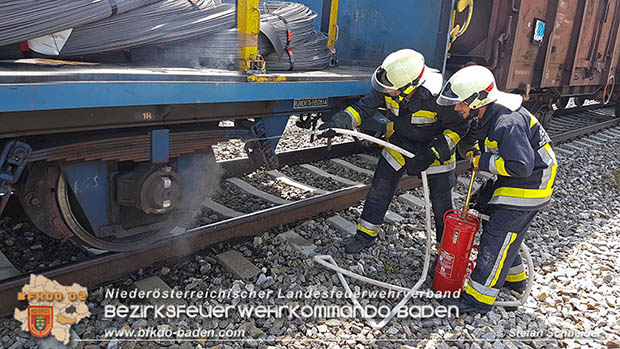 20160625 Flurbrände auf der Südbahnstrecke durch defekte Bremse eines Güterzuges Foto: © Stefan Schneider