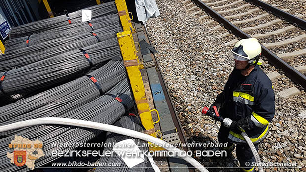 20160625 Flurbrände auf der Südbahnstrecke durch defekte Bremse eines Güterzuges Foto: © Stefan Schneider