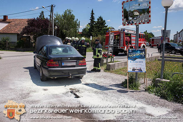 20160628 Fahrzeugbrand Schafflerhofsiedlung Tribuswinkel  Foto: © Stefan Schneider