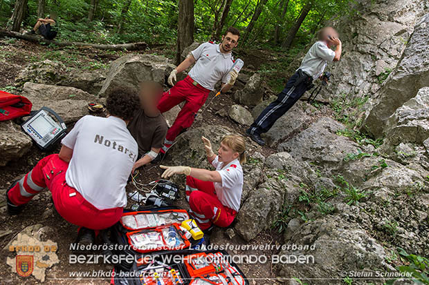 20160704 Kletterunfall im Helenental am 05.07.2016  Foto: © Stefan Schneider