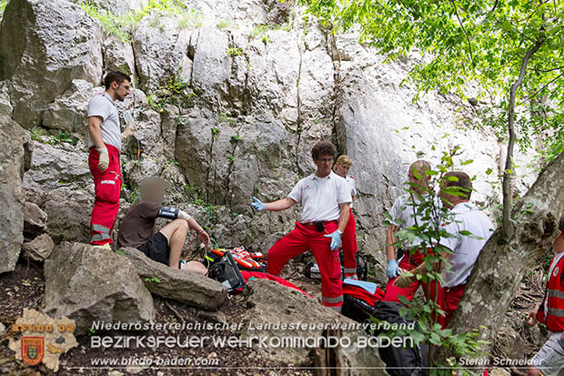 20160704 Kletterunfall im Helenental am 05.07.2016  Foto: © Stefan Schneider