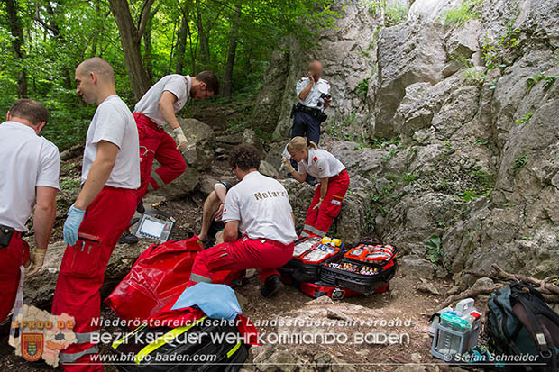 20160704 Kletterunfall im Helenental am 05.07.2016  Foto: © Stefan Schneider