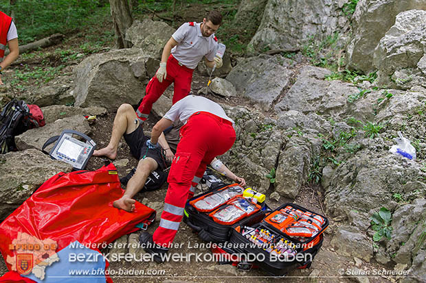 20160704 Kletterunfall im Helenental am 05.07.2016  Foto: © Stefan Schneider