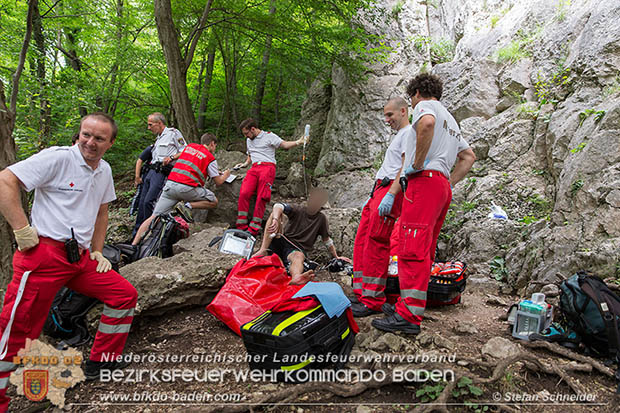 20160704 Kletterunfall im Helenental am 05.07.2016  Foto: © Stefan Schneider