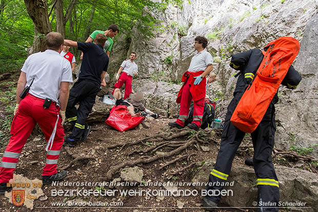 20160704 Kletterunfall im Helenental am 05.07.2016  Foto: © Stefan Schneider