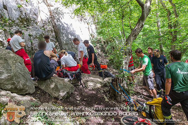20160704 Kletterunfall im Helenental am 05.07.2016  Foto: © Stefan Schneider