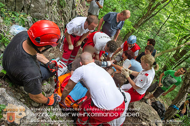 20160704 Kletterunfall im Helenental am 05.07.2016  Foto: © Stefan Schneider