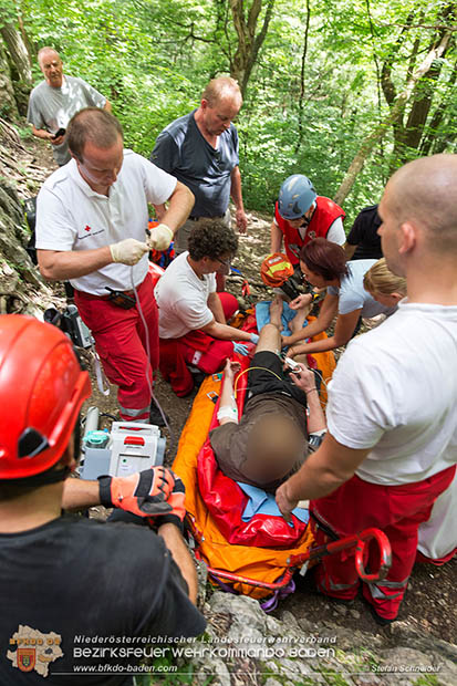20160704 Kletterunfall im Helenental am 05.07.2016  Foto: © Stefan Schneider