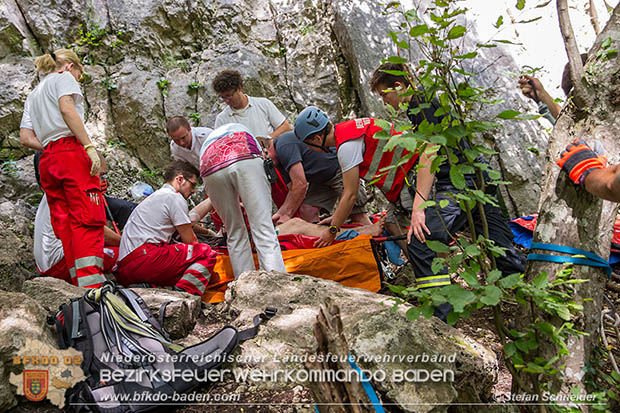 20160704 Kletterunfall im Helenental am 05.07.2016  Foto: © Stefan Schneider