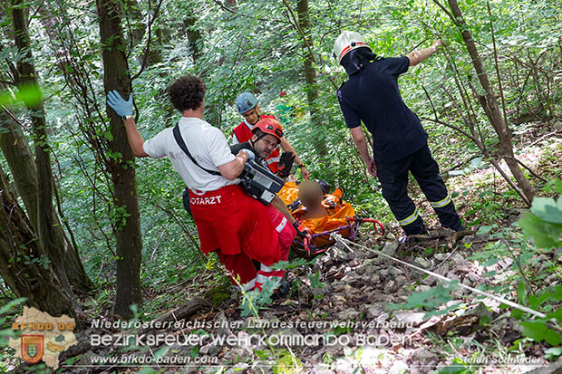 20160704 Kletterunfall im Helenental am 05.07.2016  Foto: © Stefan Schneider