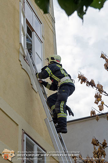 201604721 Kleinkind in Wohnung eingeschlossen  Foto: © Freiwillige Feuerwehr Baden-Stadt