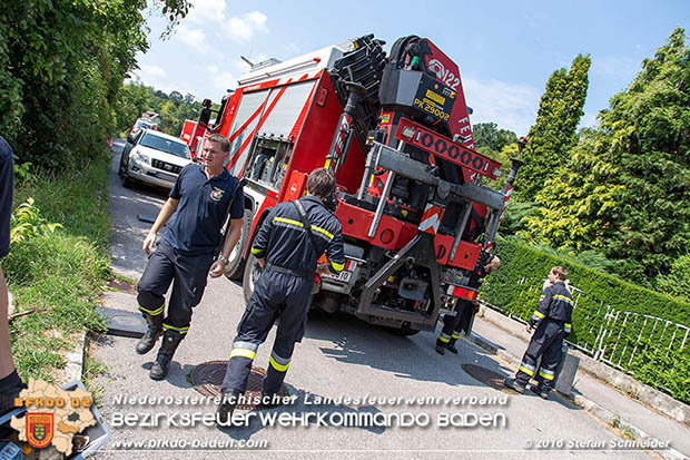20160726 Pferd über steile Böschung in Baden abgestürzt  Foto: © Stefan Schneider