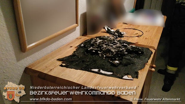 20160807 Brand in einem Wohnhaus in Altenmarkt a.d.Triesting Foto: © FF Altenmarkt 20160807 Brand in einem Wohnhaus in Altenmarkt a.d.Triesting Foto: © FF Altenmarkt