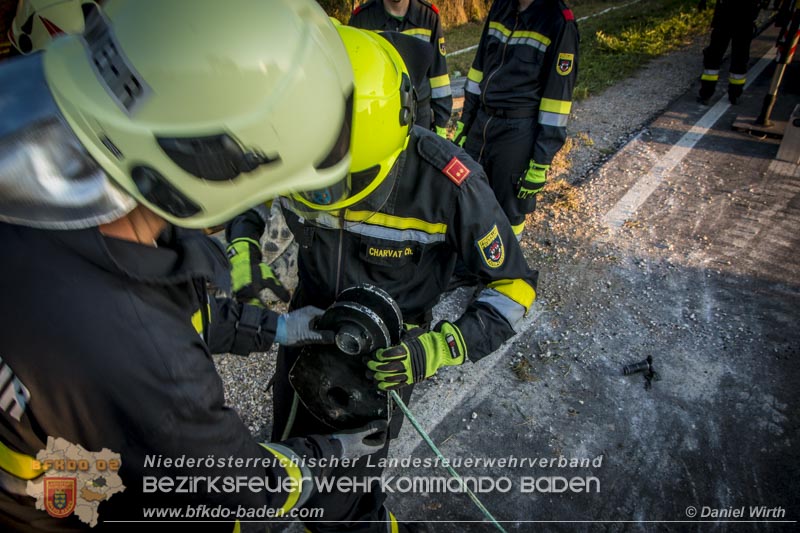 20160817 Baggerbergung Teesdorf, Foto Daniel Wirth 20160817 Baggerbergung Teesdorf, Foto Daniel Wirth