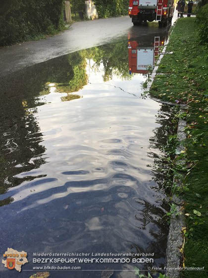 20160818 Heftige Gewitterzelle über Pottendorf  Foto: © FF Pottendorf