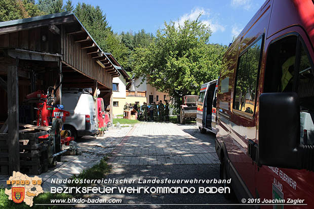 20160823 Personensuche nach 7o-jähriger Dame in Klausen-Leopoldsdorf  Foto: © Joachim ZAGLER