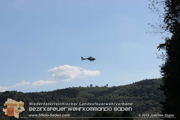 20160823 Personensuche nach 7o-jähriger Dame in Klausen-Leopoldsdorf  Foto: © Joachim ZAGLER