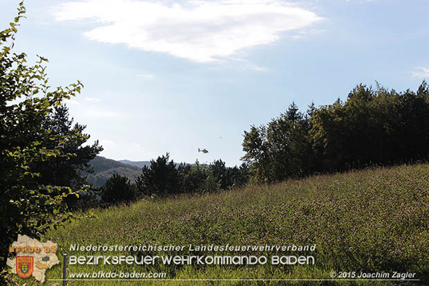 20160823 Personensuche nach 7o-jähriger Dame in Klausen-Leopoldsdorf  Foto: © Joachim ZAGLER