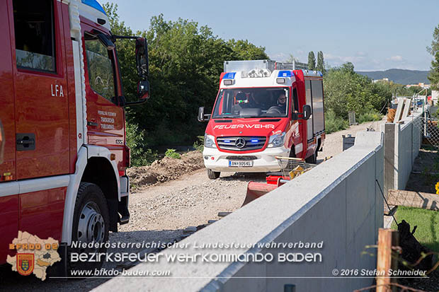 20160823 Baufahrzeugbergung in Tribuswinkel  Foto: © Stefan Schneider