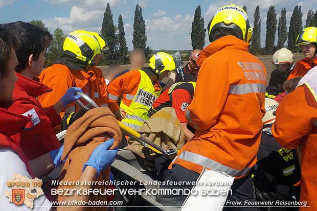 20160830 Verkehrsunfall LB60 Reisenberg  Foto: © FF Reisenberg
