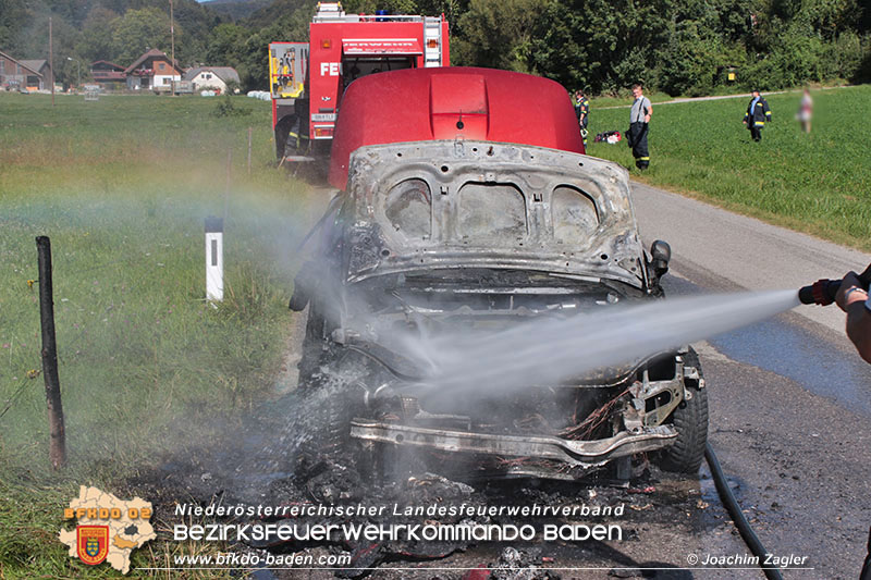 20160903 PKW-Brand L127 Foto: © Joachim Zagler 20160903 PKW-Brand L127 Foto: © Joachim Zagler