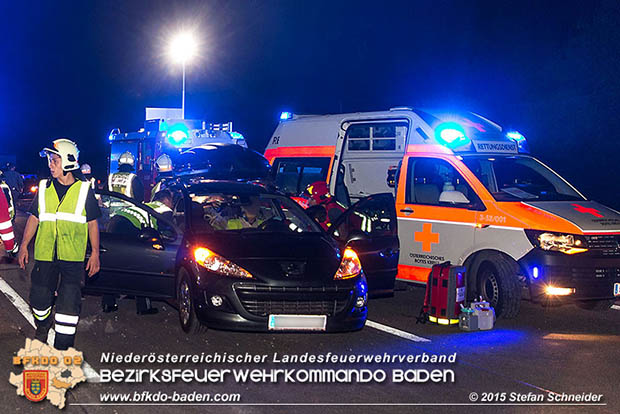 20160908 LKW Unfall A2 Traiskirchen-Guntramsdorf  Foto: © Stefan Schneider
