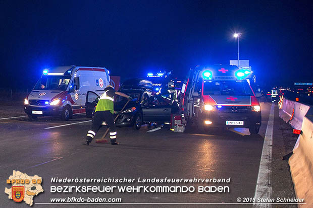 20160908 LKW Unfall A2 Traiskirchen-Guntramsdorf  Foto: © Stefan Schneider