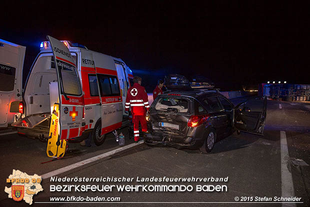 20160908 LKW Unfall A2 Traiskirchen-Guntramsdorf  Foto: © Stefan Schneider