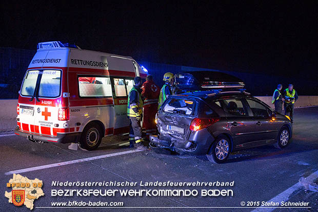 20160908 LKW Unfall A2 Traiskirchen-Guntramsdorf  Foto: © Stefan Schneider