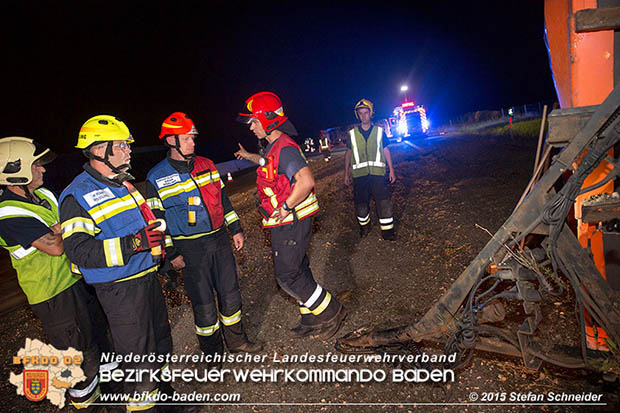 20160908 LKW Unfall A2 Traiskirchen-Guntramsdorf  Foto: © Stefan Schneider