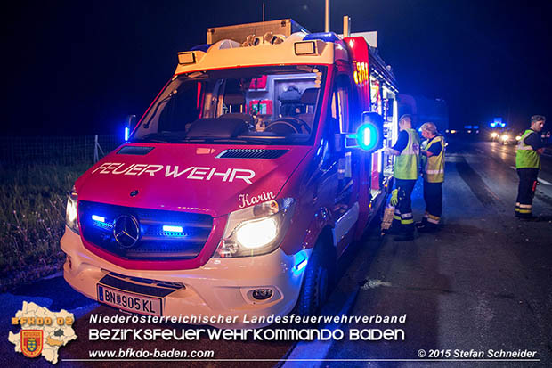 20160908 LKW Unfall A2 Traiskirchen-Guntramsdorf  Foto: © Stefan Schneider
