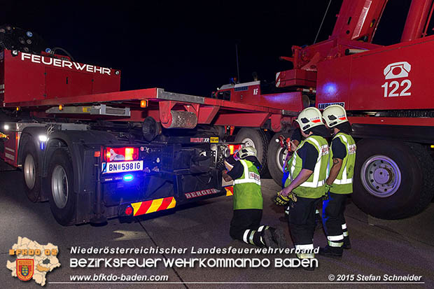 20160908 LKW Unfall A2 Traiskirchen-Guntramsdorf  Foto: © Stefan Schneider