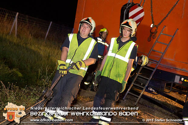 20160908 LKW Unfall A2 Traiskirchen-Guntramsdorf Foto: © Stefan Schneider