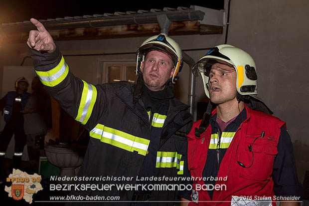 20160913 Brand bei Gewerbebetrieb in Enzesfeld  Foto: © Stefan Schneider