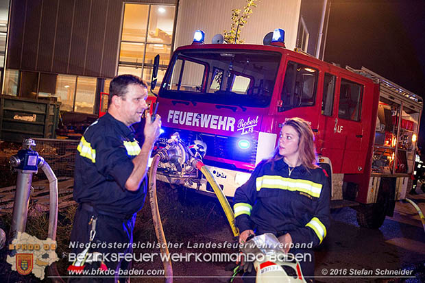20160913 Brand bei Gewerbebetrieb in Enzesfeld  Foto: © Stefan Schneider