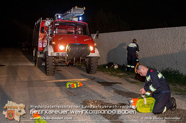 20160913 Brand bei Gewerbebetrieb in Enzesfeld  Foto: © Stefan Schneider