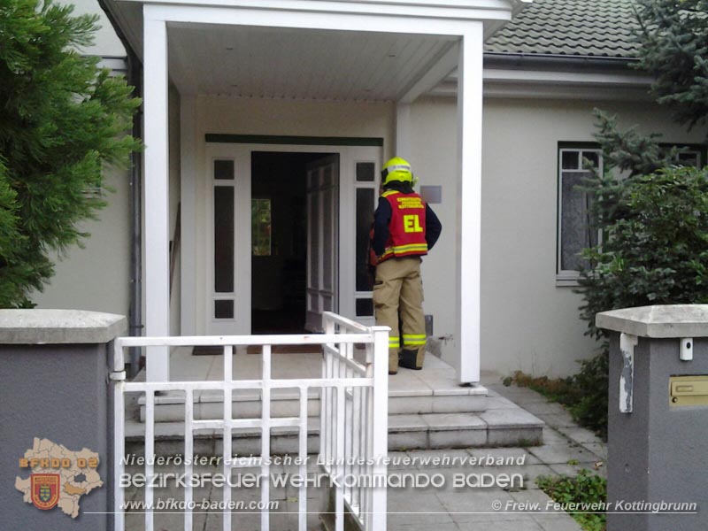 20161015 Gasaustritt Kottingbrunn, Foto: FF Kottingbrunn