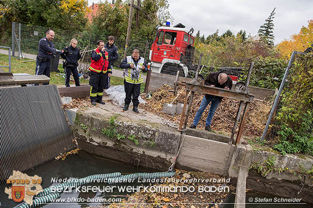 20161102 Ölfilm auf dem Gewässer des Wr.Neustädter Kanals in Kottingbrunn Foto: © Stefan Schneider 20161102 Ölfilm auf dem Gewässer des Wr.Neustädter Kanals in Kottingbrunn Foto: © Stefan Schneider