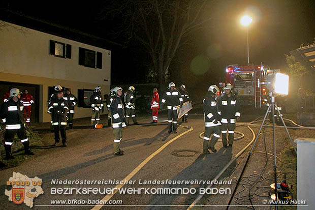 20161109 Saunabrand in einem Einfamilienhaus in Neusiedl  Foto: © Markus Hackl