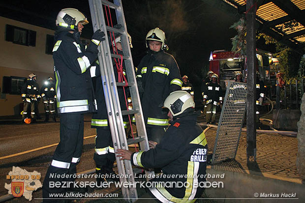 20161109 Saunabrand in einem Einfamilienhaus in Neusiedl  Foto: © Markus Hackl