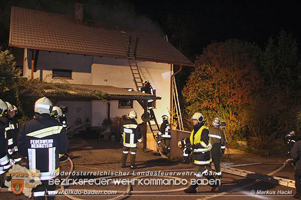 20161109 Saunabrand in einem Einfamilienhaus in Neusiedl  Foto: © Markus Hackl
