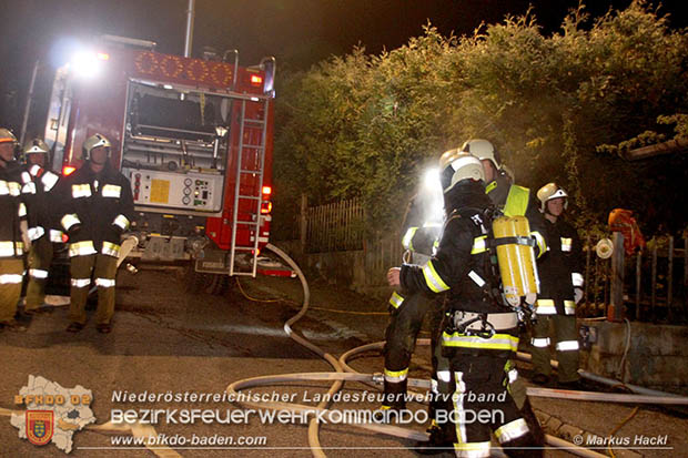 20161109 Saunabrand in einem Einfamilienhaus in Neusiedl  Foto: © Markus Hackl